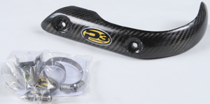 Carbon Fiber Exhaust Pipe Guard / Heat Shield - For 14-17 Honda CRF250R