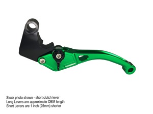 VTX 2.0 Clutch Lever Long - Green For Ducati & KTM Models - Long clutch lever For Ducati & KTM models