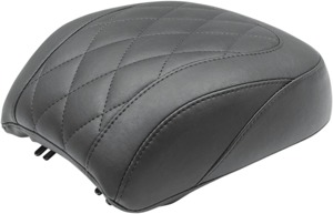 Tripper Diamond Synthetic Leather Wide Pillion Pad - For 18-20 HD FLFB