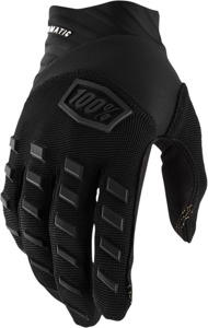 100% Youth Airmatic Gloves Black/Charcoal - Youth M