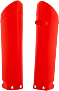 Lower Fork Cover Set - Flo-Orange - Fits 2013-2017 KTM 85 SX 17/14 & 2013 KTM 85 SX 19/16