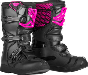 Youth Maverik MX Boots Pink/Black US Y-05