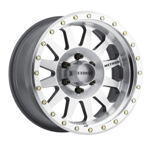 MR304 Double Standard 18x9 -12mm Offset 6x5.5 108mm CB Machined/Clear Coat Wheel