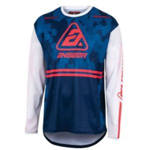 23 Arkon Trials Jersey Blue/White/Magenta Youth - Medium