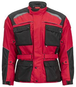 NORU BOSUI 3/4 Waterproof Jacket Red/Black Medium - Waterproof jacket in red/black, size medium