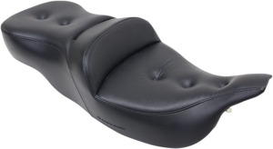 Road Sofa Pillow 2-Up Seat - Black - For 97-07 Harley FLHT FLTR