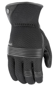 Turbine Mesh Riding Gloves Black Medium