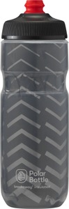 Breakaway Bolt Insulated Water Bottle Charcoal/Silver 20 oz