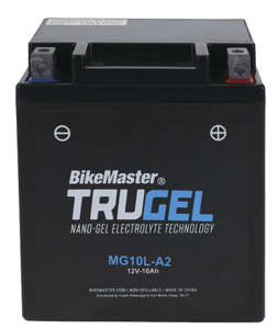 TruGel MG10L-A2 Gel Cell Battery - Replaces YB10L-A2, YB10L-B2