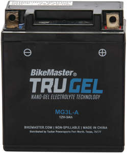 TruGel MG3L-A Gel Cell Battery - Replaces YB3L-A