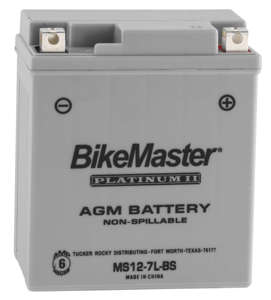 AGM Platinum II Motorcycle & Scooter Battery - Replaces YTX7L-BS