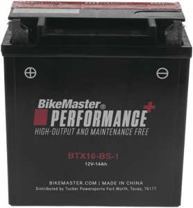 Maintenance Free Battery - Replaces YTX16-BS-1