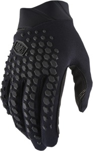 100% Men's Geomatic Gloves, Black/Charcoal, Size S