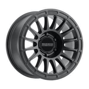 MR314 17x7.5 +24mm Offset 6x4.5 66.1mm CB Matte Black Wheel