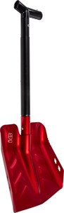 Aluminum Shovel w/Saw Red