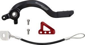 Black & Red Brake Pedal - For 21-23 Gas Gas MC65