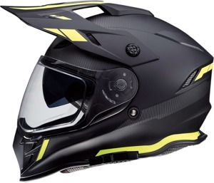 Range Dual Sport Helmet X-Small - Uptake Black/Hi-Viz