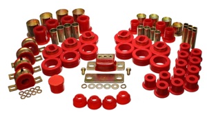 81-87 Chevy/GMC 2WD 1/2 Ton PickUp Red Hyper-flex Master Bushing Set