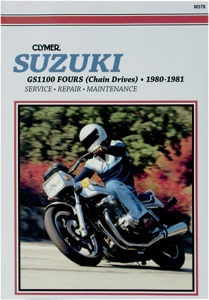 Shop Repair & Service Manual - Soft Cover - For 80-81 Suzuki GS1100 Fours w/ Chain Drive