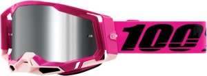 Racecraft 2 Pink / Maho Goggles - Silver Flash Mirrored Lens