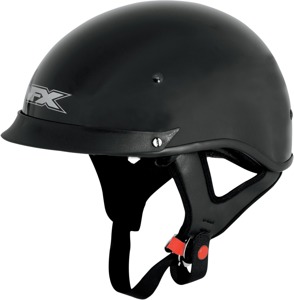 FX-72 Street Half Helmet Gloss Black Small