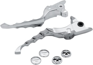 Zombie Aluminum Mechanical Brake/Clutch Lever Set Chrome