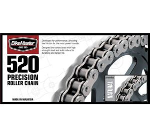 BikeMaster 520x116 Standard Roller Chain w/ Clip Master Link