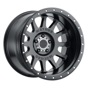 MR605 NV 20x10 -24mm Offset 5x5 71.5mm CB Matte Black Wheel