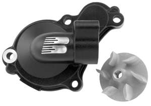 Waterpump Cover Impeller Kit - Black - For 00-09 Yamaha YZ426 / YZ450F & 00-15 WR426 / WR450F