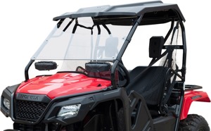 Versa-Vent Windshield - Scratch-Resistant Polycarbonate - For Honda Pioneer 500