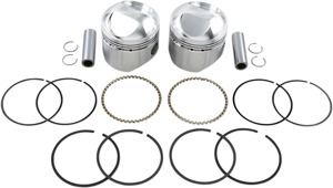 High Performance Forged Pro Lite Piston Kit - .030, 48-80 Big Twin, Wisco