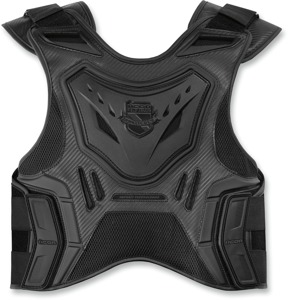 ICON Field Armor Stryker Vest S/M Black - Protective vest with CE-approved back armor