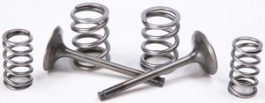 Steel Exhaust Valve/Spring Kit - For 09-18 Kawasaki KX450F