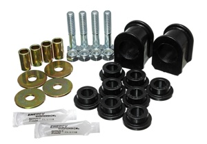 Black Front 1-1/4in Sway Bar Bushing Set - For 99-04 Ford F250 SD/350 4WD