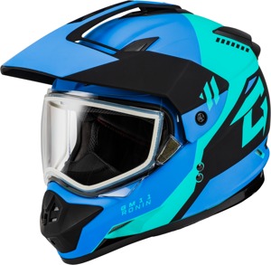 GM-11S Ronin Snow Helmet Matte Black/Blue 2X For Snow Use - Fits For Snow Use - Size 2X-Large