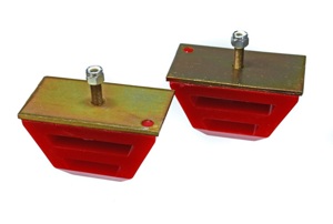 2-1/2 Bump Stop Heavy Duty (2) - Red