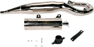 Full Exhaust w/ Extreme Expansion Chamber - For 95-02 Polaris Scrambler & Sport 400