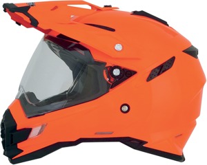 FX-41DS Full Face Dual-Sport Helmet Gloss Hi-Vis/Orange 2X-Large