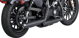 Vance & Hines HD Sportster 14-22 Twin Slash 3In PCX Slip-On Exhaust