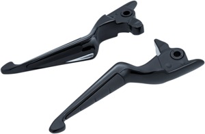 Mechanical Brake/Clutch Lever Set Gloss Black - For 17-20 HD FLH FLT FLRT