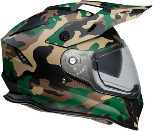 Range Dual Sport Helmet X-Large - Woodland Camo