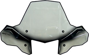 Cobra ProTEK Quick Release ATV Windshield w/ Headlight Cut-Out - 20" Clear