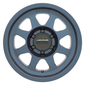 MR701 16x8 0mm Offset 6x5.5 106.25mm CB Bahia Blue Wheel