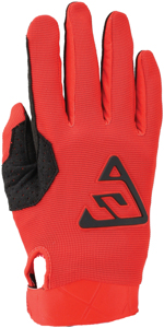 Answer 25 Peak Gloves Black/Red - XL - Men's motocross gloves in Black/Red, XL