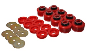 Red Body(cab) Mount Set - For 99-06 Silverado C1500/K1500 / 01-06 Silverado C2500/K2500