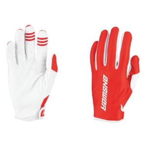 Answer Ascent Glove Red/White Youth - Large