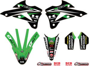 2018/2019 Monster Energy Kawasaki Graphic/Trim Kit - For 14-19 KX