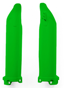 Lower Fork Cover Set - Green - For 09-16 Kawasaki KX250F KX450F