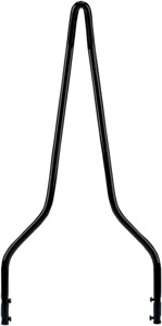 Black Attitude Sticks Sissy Bar - Round Bar, 18" Tall 11" Wide