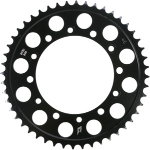 Steel 520 Rear Sprocket 48T - Black - For 09-13 Yamaha FZ6R 10-13 FZ8